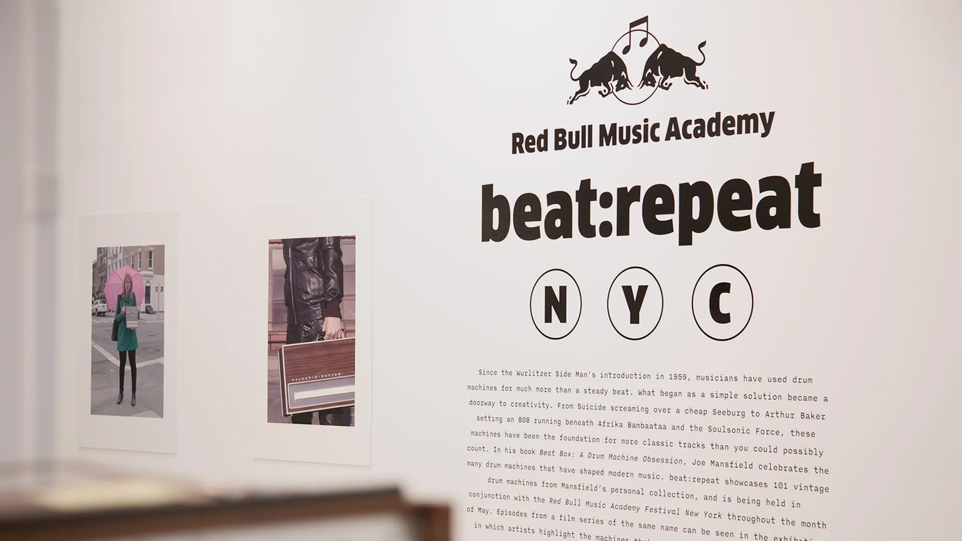 beat repeat - exhibit at Red Bull Music Academy