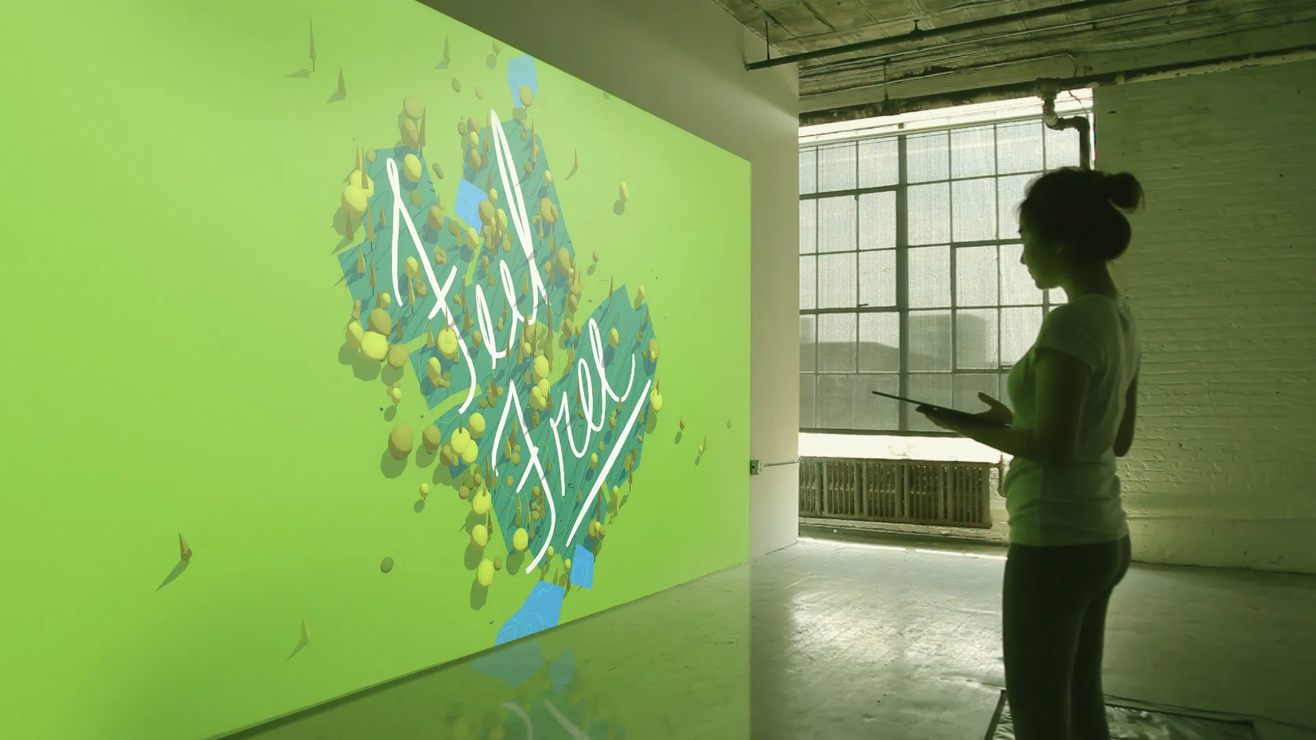 A custome drawing engine allows you to write or draw your mantra on a touch screen