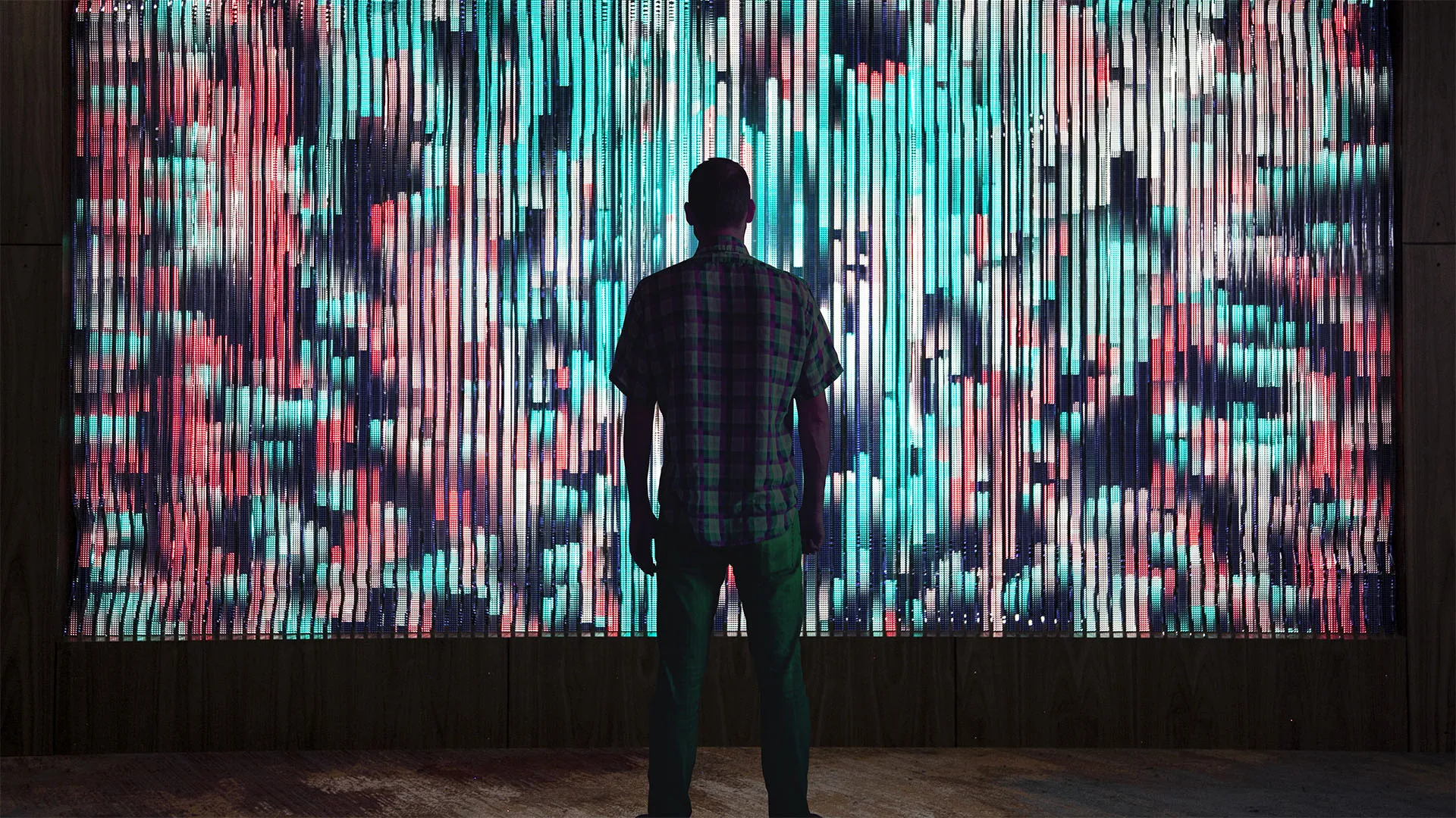 Expression Wall: A touchenabled artful LED wall